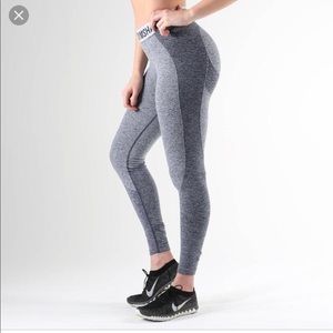 Gymshark Flex Leggings Sapphire Blue/Light Grey